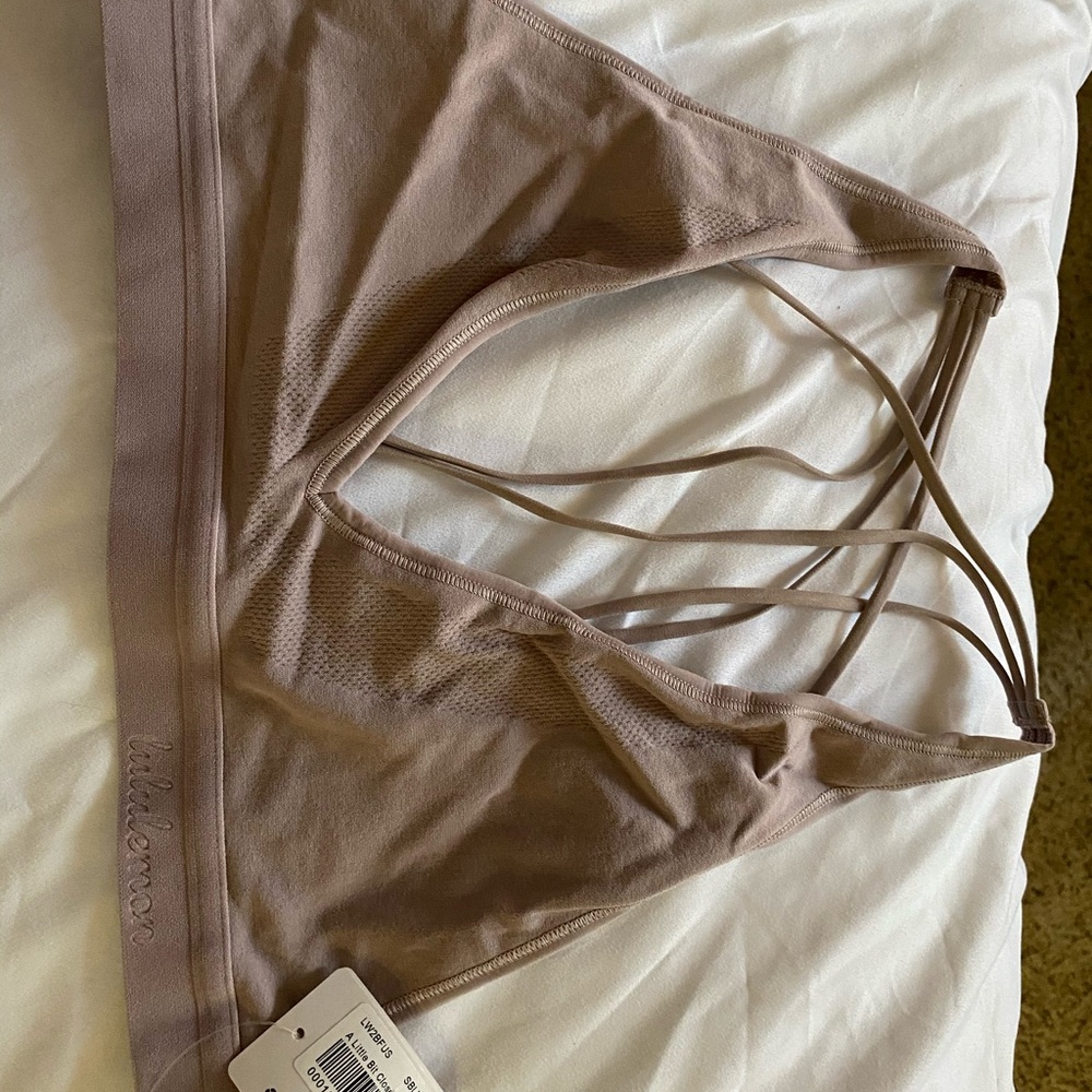 strappy lululemon bra